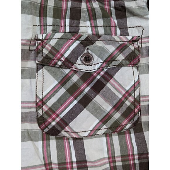 Dress Barn Plaid Bermuda Shorts Size 4 - Picture 5 of 8
